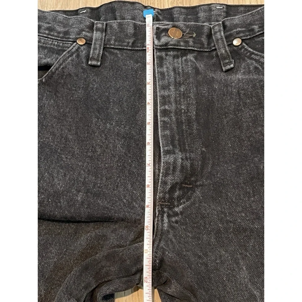 Wrangler Men's Original Fit Cowboy Cut Black Jeans 31x36 Western Workwear